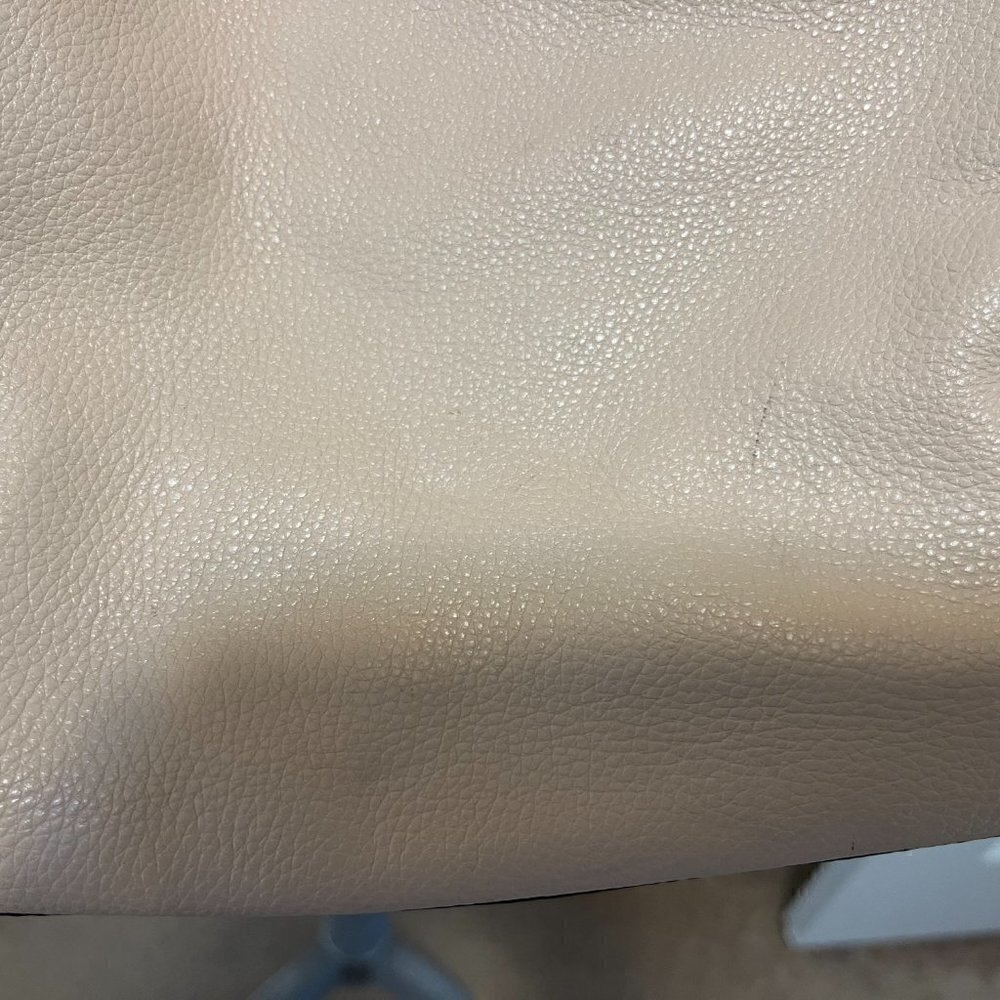 Tory Burch Thea Center Zip Leather Tote Sweet Melon - Picture 6 of 10